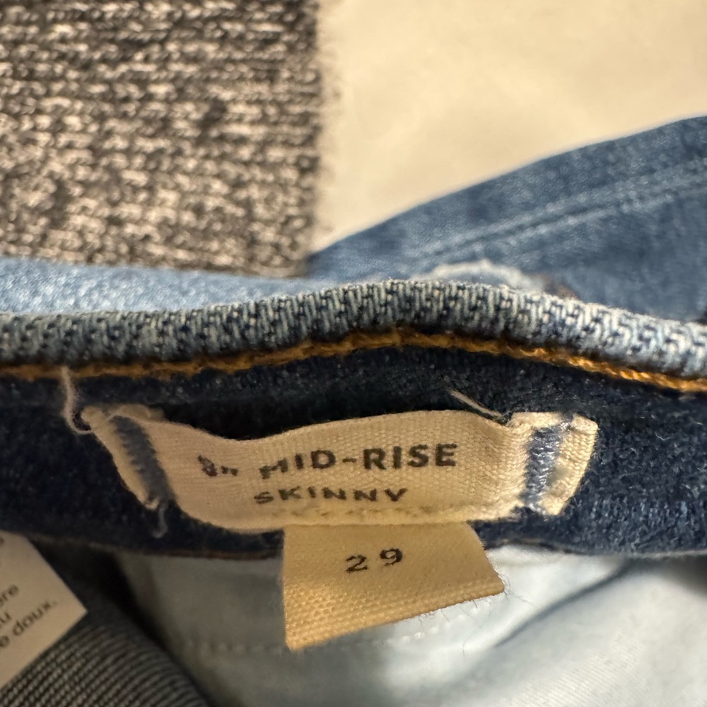Madewell Mid-Rise Skinny Jeans